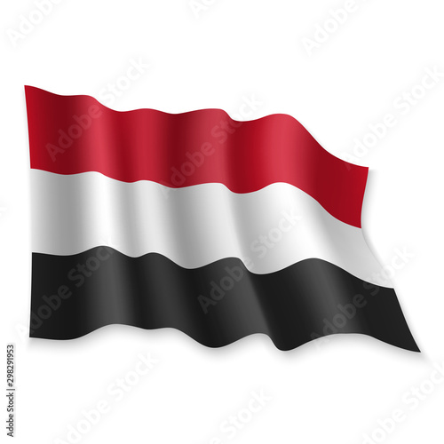 Free Download 3D Waving Flag. Vector illustration - GFXLoad