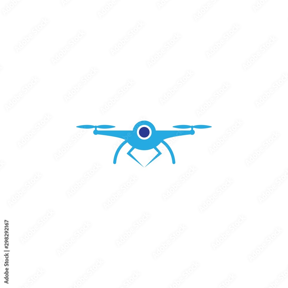 Drone logo template vector icon design Drone logo template vector icon design