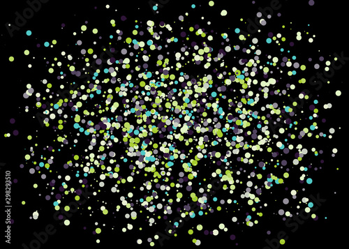 Colorful Universe Distribution Computational Generative Art background illustration