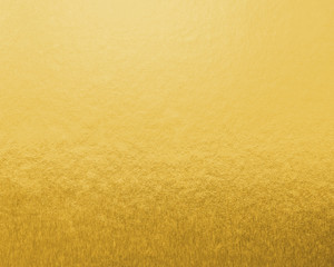 Gold foil leaf shiny wrapping paper texture background for wall paper decoration element