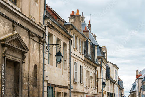 BOURGES, FRANCE - May 10, 2018: Antique building view in Old Town in Bourges, France © ilolab
