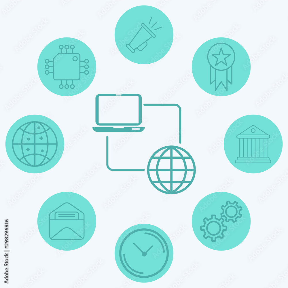 Network vector icon sign symbol Network vector icon sign symbol