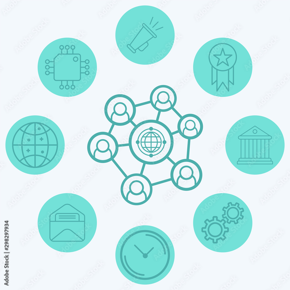 Network vector icon sign symbol Network vector icon sign symbol