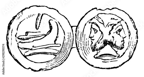 Mite vintage illustration.