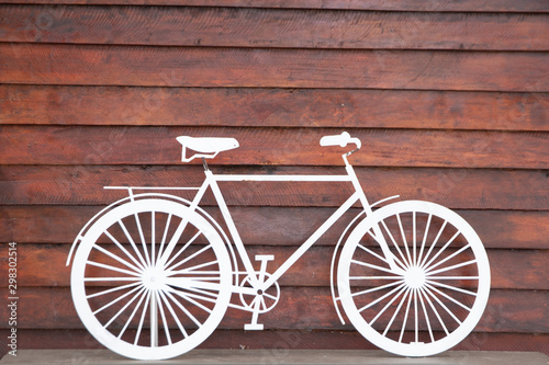 white bike