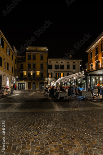 night photos taken at long exposure time taken in Peschiera del Garda in Italy Verona by ONDA 