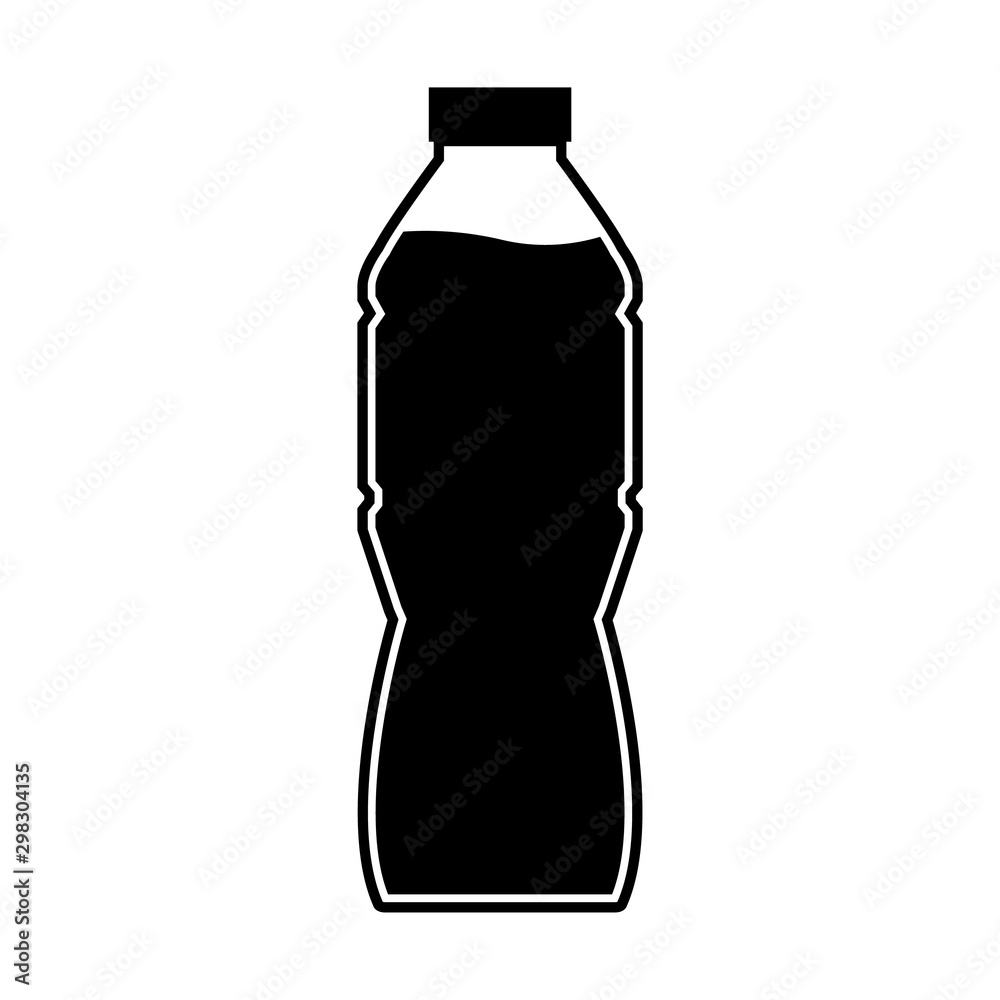 Bottle icon, logo isolated on white background Bottle icon, logo isolated on white background