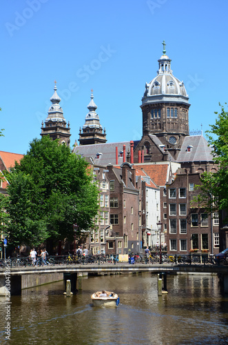 Amsterdam Cityscape River City Canal