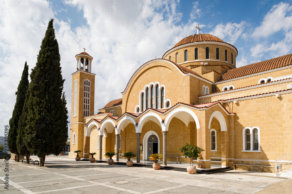 The old church of Saint George in the main ssquare of Paralimni