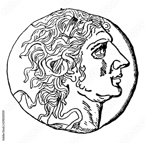 Mithridates vintage illustration.