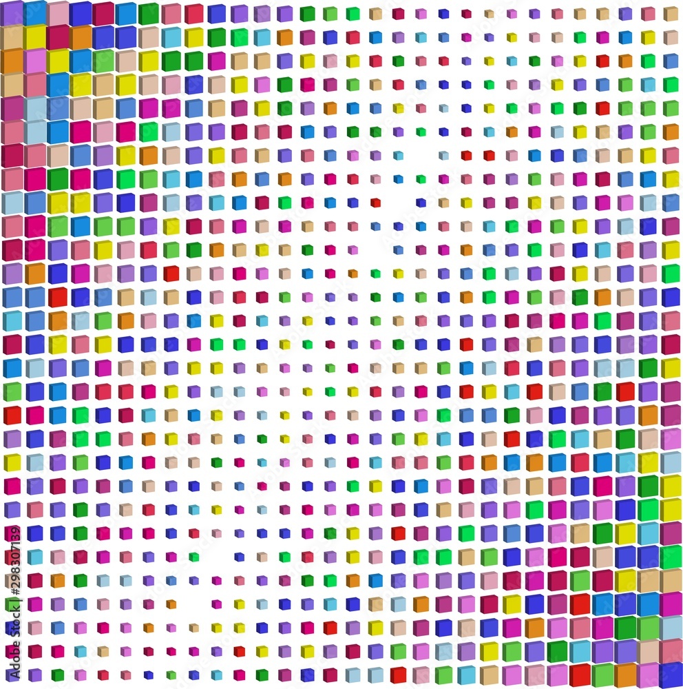 abstract background with squares