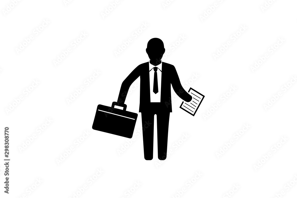 business man icon, officer icon business man icon, officer icon