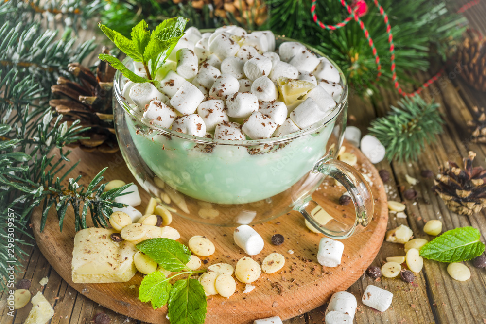 Mint white hor chocolate Mint white hor chocolate