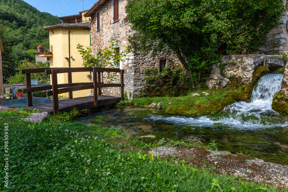 Fototapeta premium Typical Italian medieval town