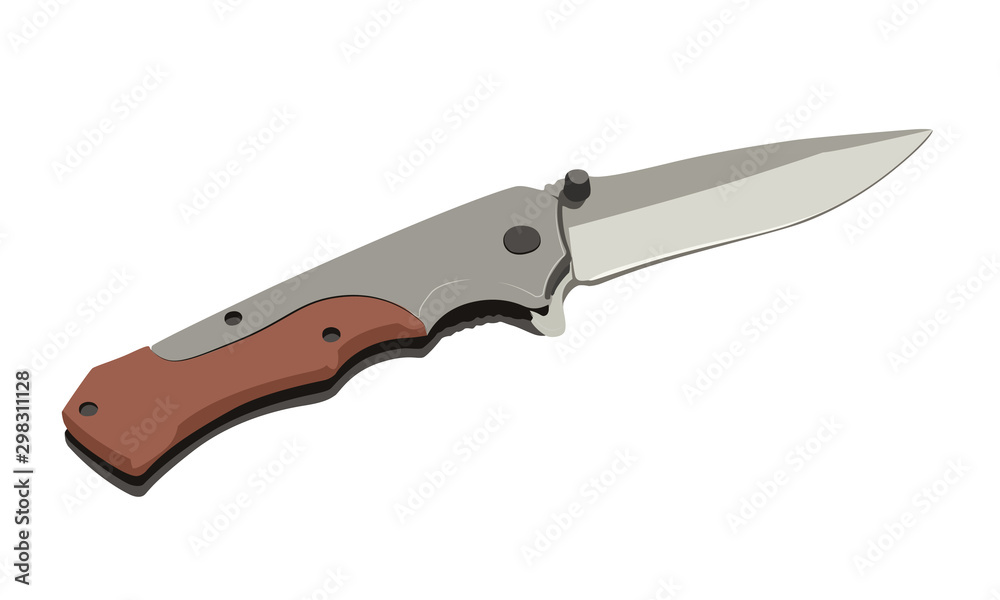 pocket knife realistic vector illustration isolated pocket knife realistic vector illustration isolated