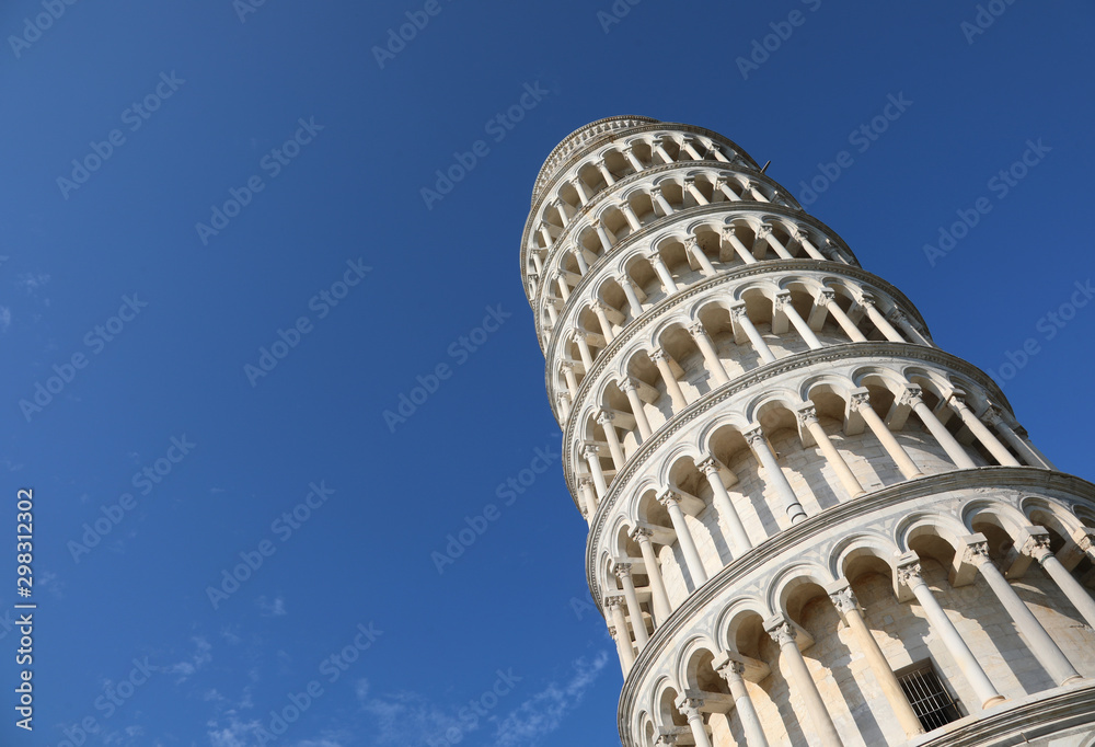 simple view of Pisa Tower