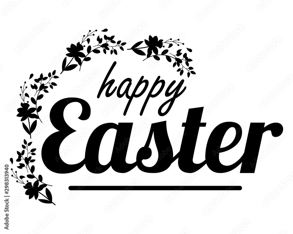 Easter card shape frame and flowers on white background. Vector illustration. Place for your text Easter card shape frame and flowers on white background. Vector illustration. Place for your text
