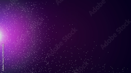 Abstract dots illustration plexus background motion transformation flow swirls wave of flickering light of future innovation technology digital business decentralize communication connection network