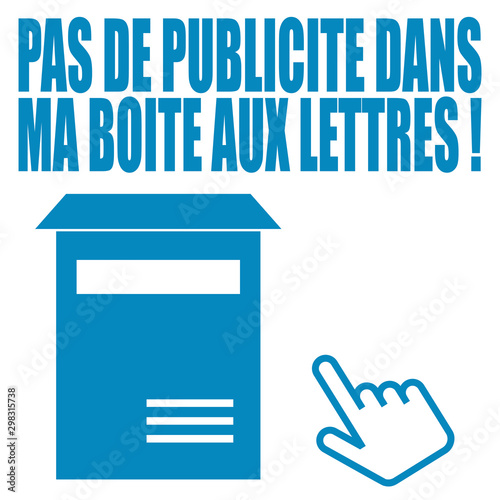 Pas de publicité dans ma boîte aux lettres.