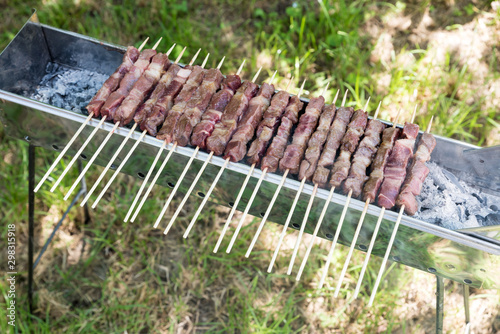 Cooking Abruzzesi arrosticini photo