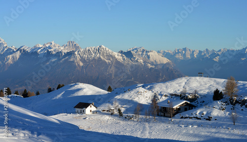 le montagne della bellissima Belluno in italia