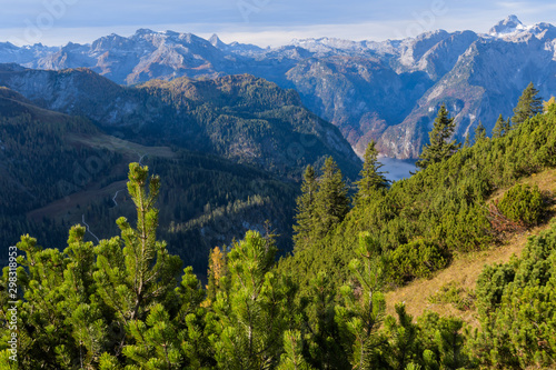 Blick vom Jenner nach Süden im Herbst