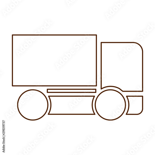 delivery car icon vector illustration