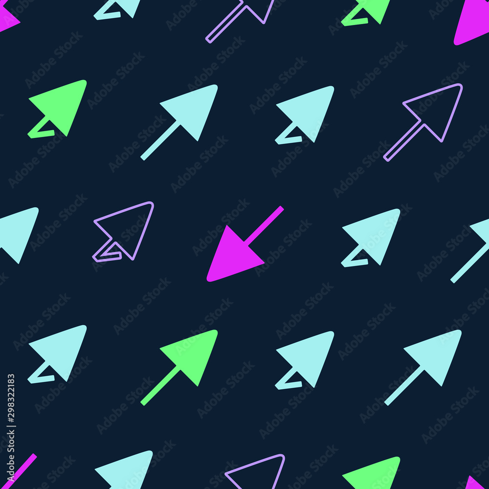 Seamless pattern with multicolored arrows Seamless pattern with multicolored arrows