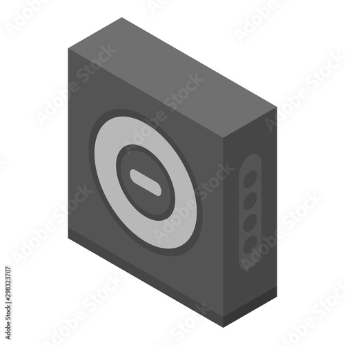 Comfort air purifier icon. Isometric of comfort air purifier vector icon for web design isolated on white background