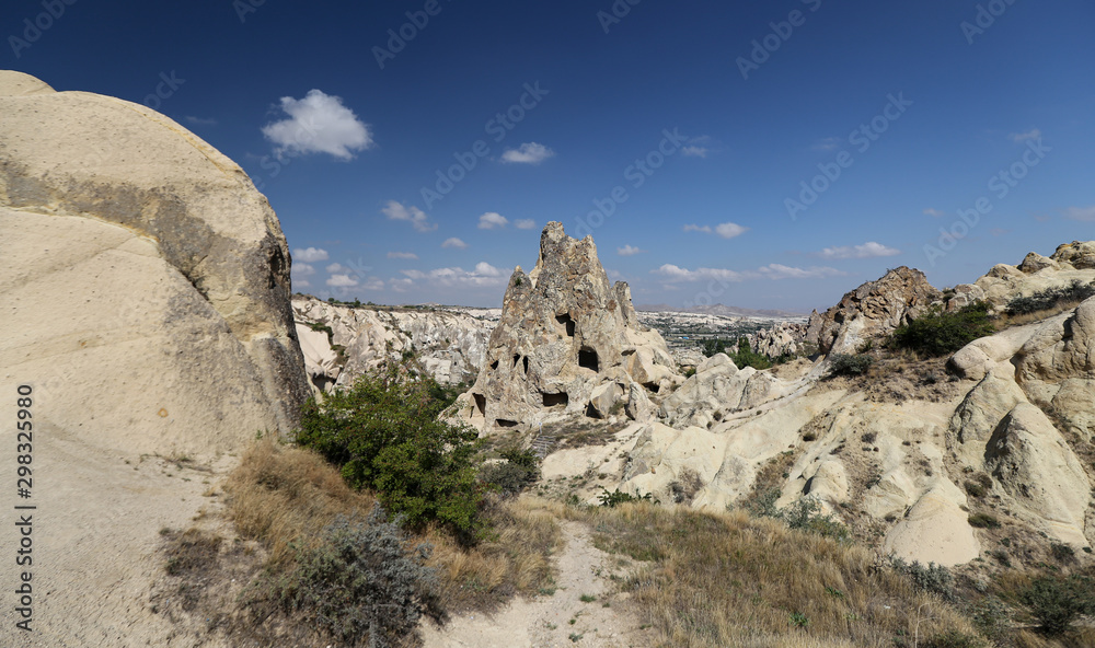 Rock Formations in Goreme National Park, Cappadocia, Nevsehir, Turkey
