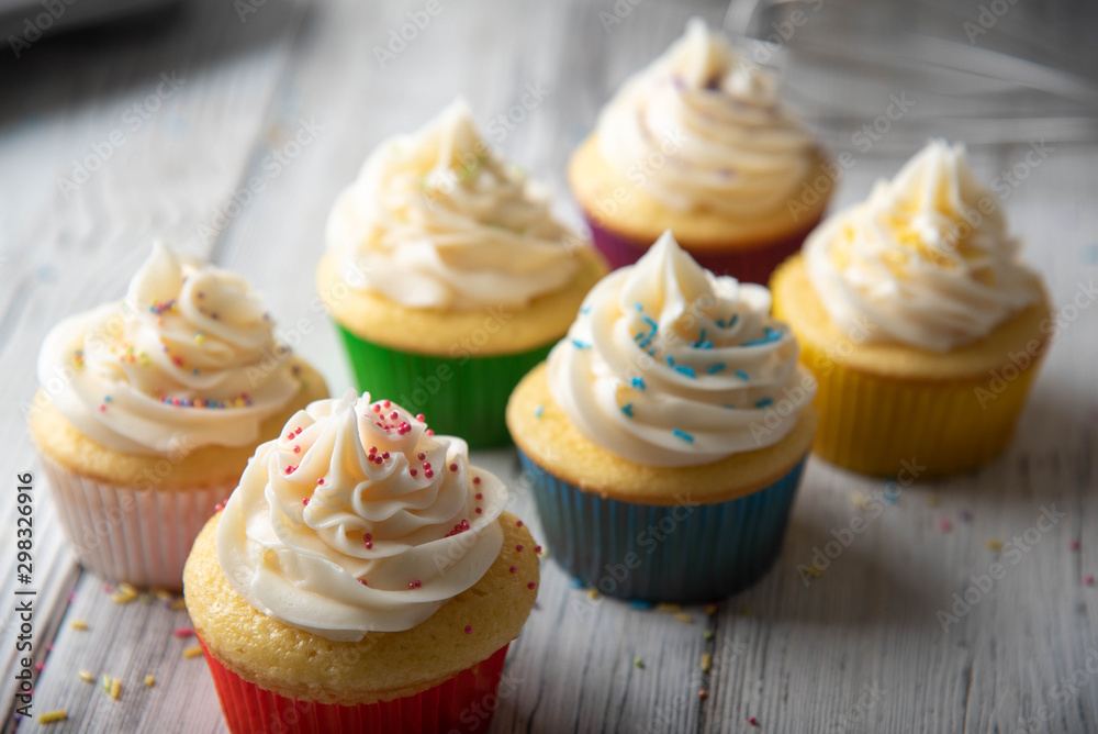 cupcake images in colorful cup