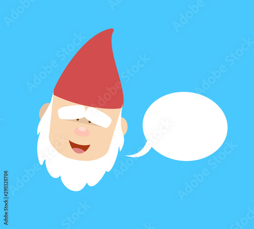 Cute Cartoon Chef - with Speech Bubble