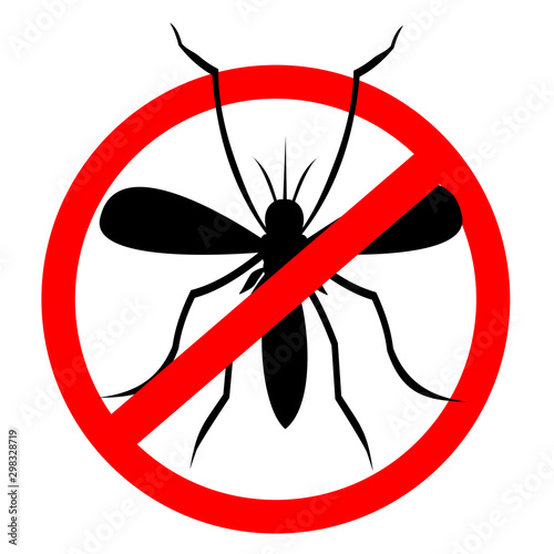 anti  mosquito symbol vector