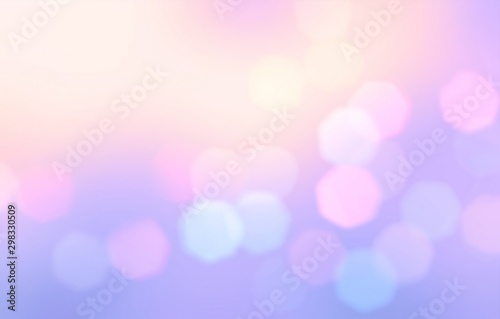Bokeh pink lilac abstract pattern. Fantastic holiday background.
