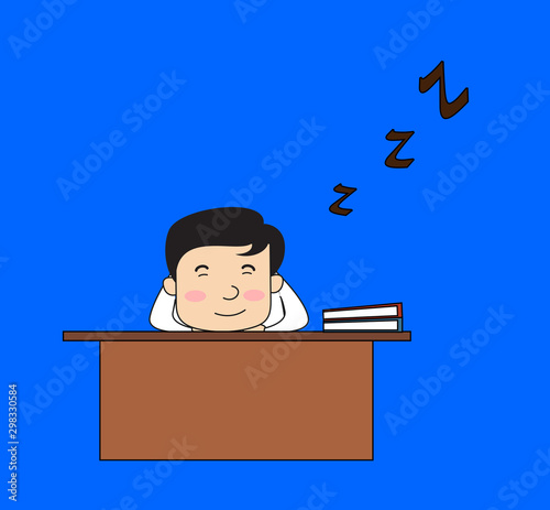 Dentist - Sleeping on Office Desk