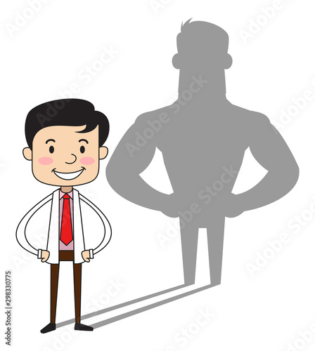 Dentist - Standing in Positive Attitude