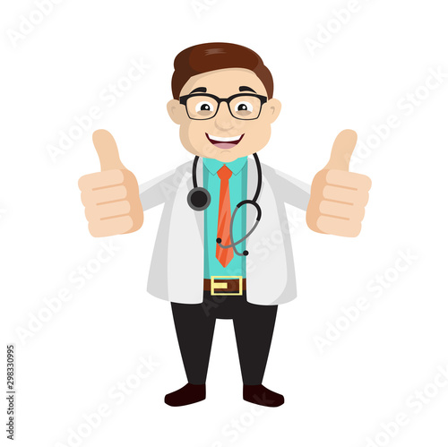 Dermatologist Doctor - Double Thumbs Up