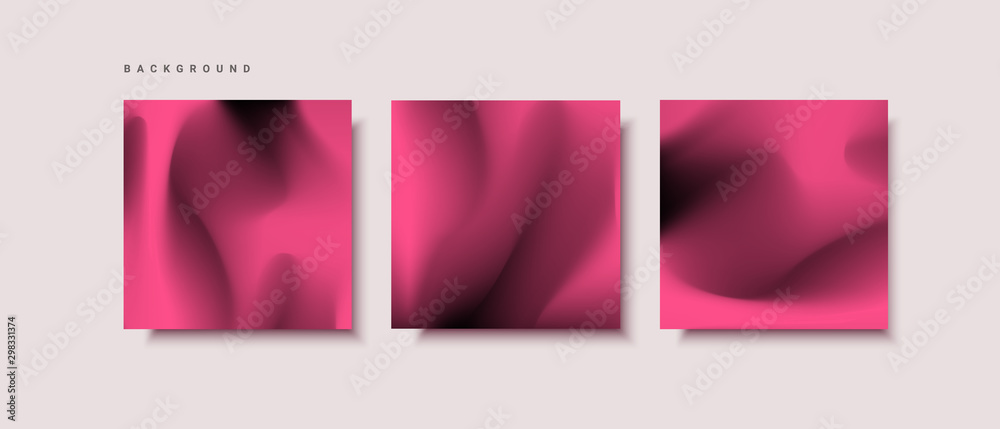 Set of abstract multicolored backgrounds. Eps 10 vector design