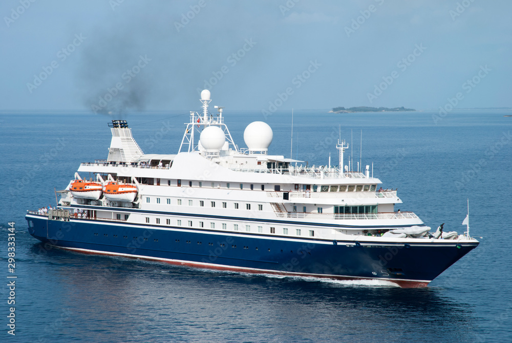 Little Cruise Ship Arrival to Nassau