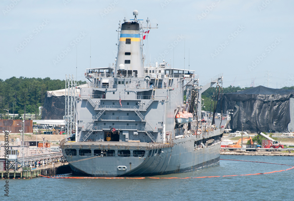Norfolk Military Base Navy Ship