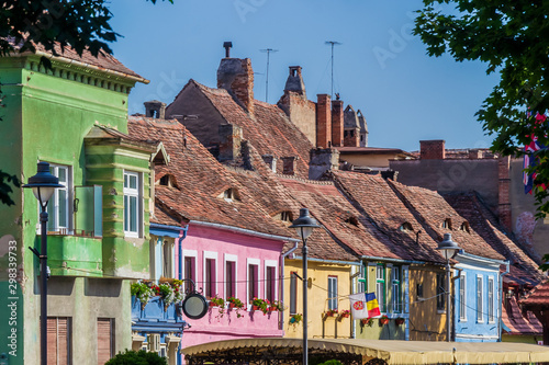 Cityscape of Sibiu (Romania, Europe) photo
