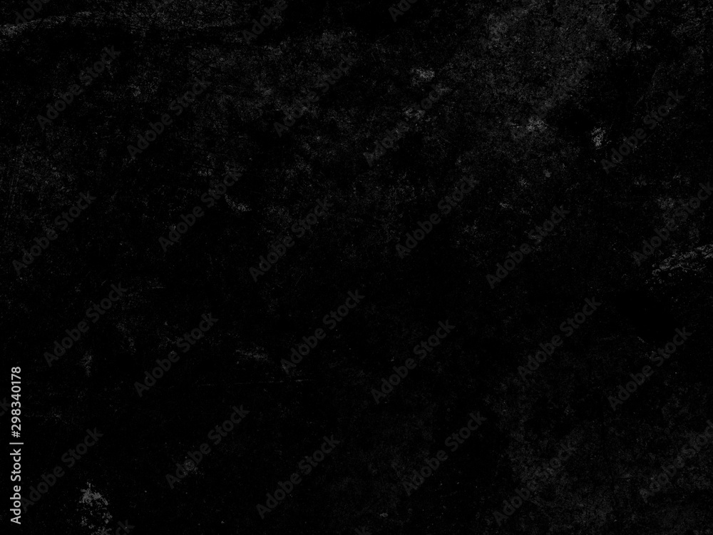 Almost black grunge texture as background.