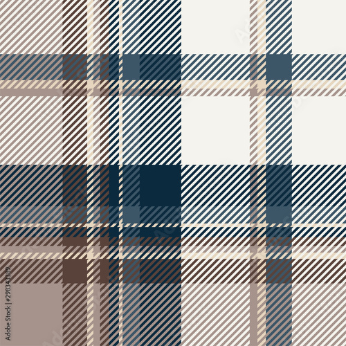 Tartan scotland seamless plaid pattern vector. Retro background fabric. Vintage check color square geometric texture.