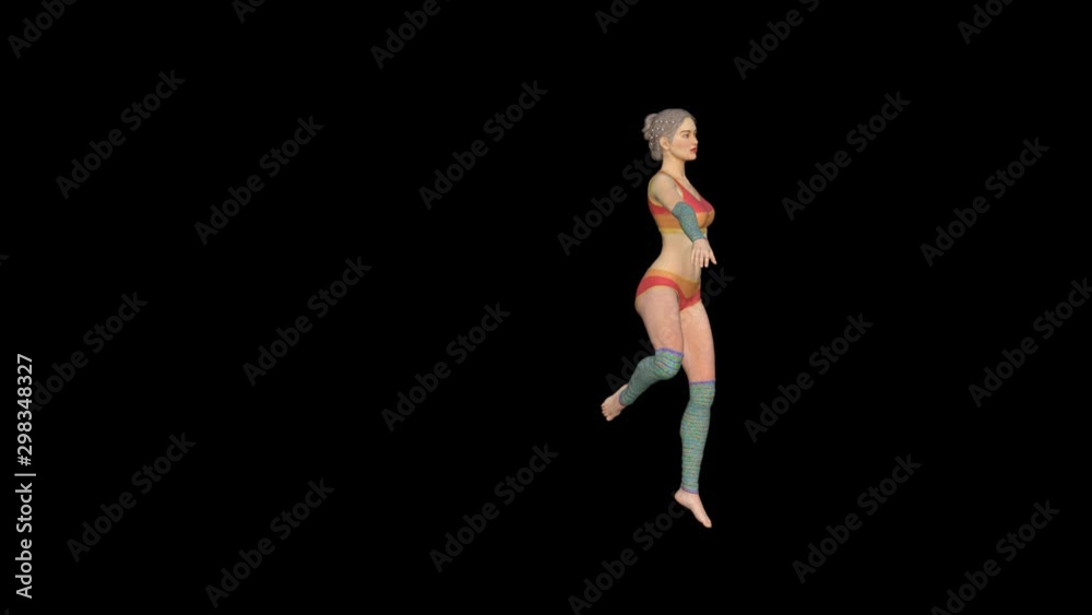 3d model girl dancer, transparent background 3d model girl dancer, transparent background