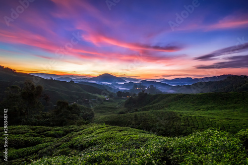 Long exposure Sunset in the Cameron highlands Malaysia  © NEWTRAVELDREAMS