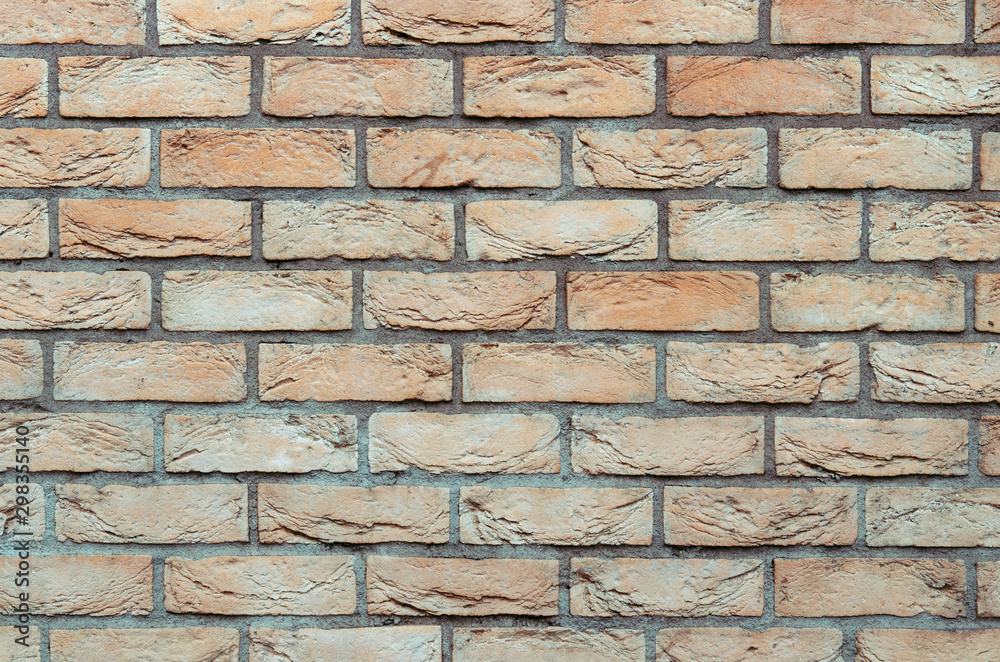 Light colored beige brick wall texture background Light colored beige brick wall texture background