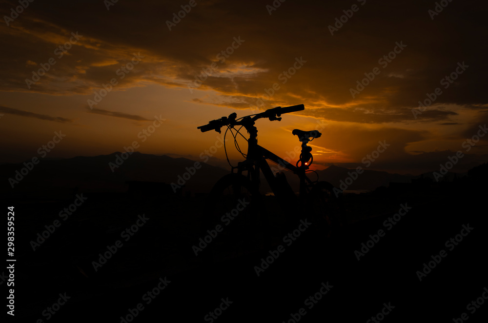 sunset bicycle
