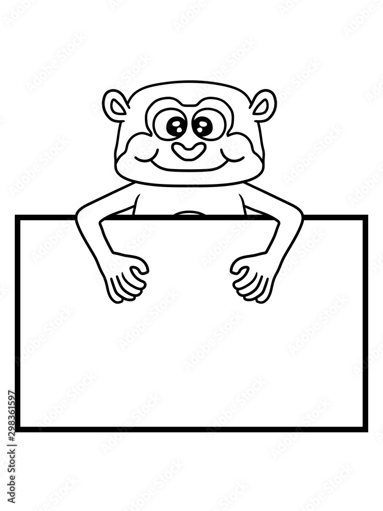 affe rahmen äffchen schild text feld schreiben leere fläche süß niedlich schimpanse lustig klein kind baby gorilla clipart design gemalt menschenaffe affe rahmen äffchen schild text feld schreiben leere fläche süß niedlich schimpanse lustig klein kind baby gorilla clipart design gemalt menschenaffe
