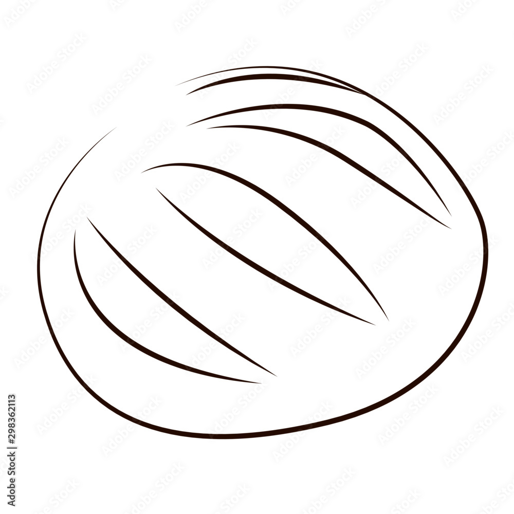 bread contour vector illustration isolated bread contour vector illustration isolated