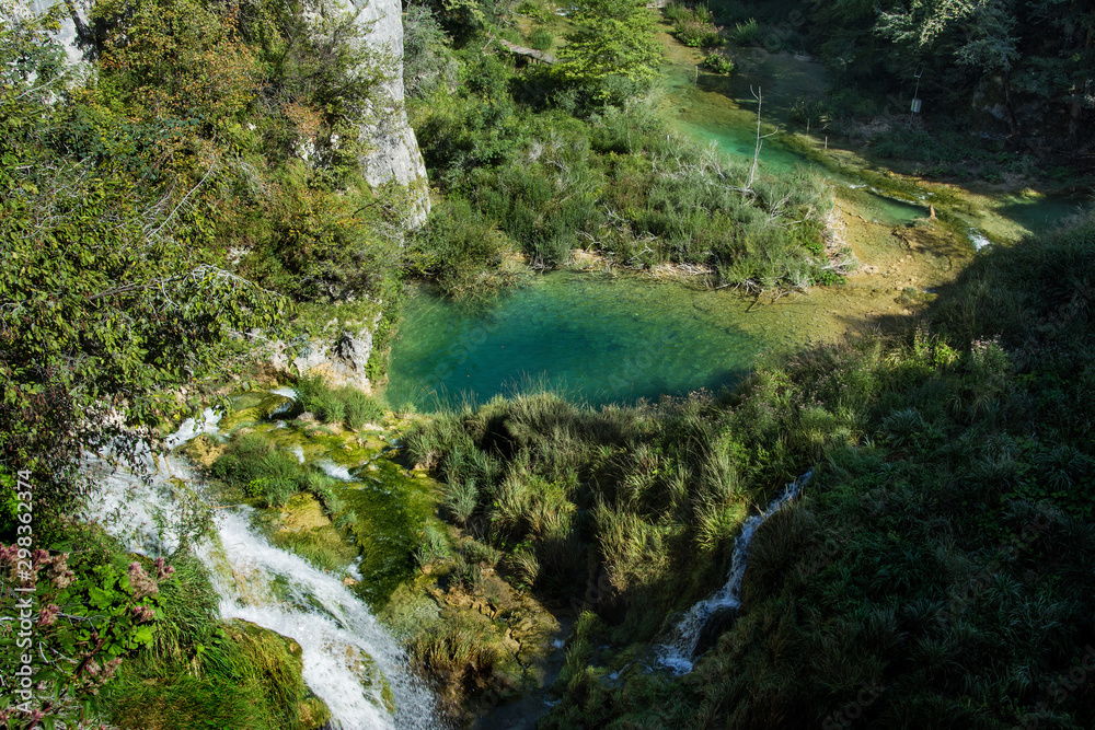 Park Narodowy jeziora Plitwickie, Chorwacja, UNESCO Stock Photo Adobe